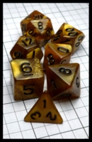 Dice : Dice - Dice Sets - Wiz Dice Gold Swirl with Black - eBay Dec 2016